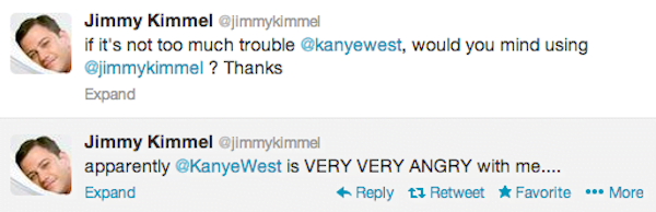 jimmykimmel kanye twitter