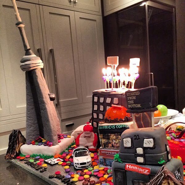 Drake birthday cake