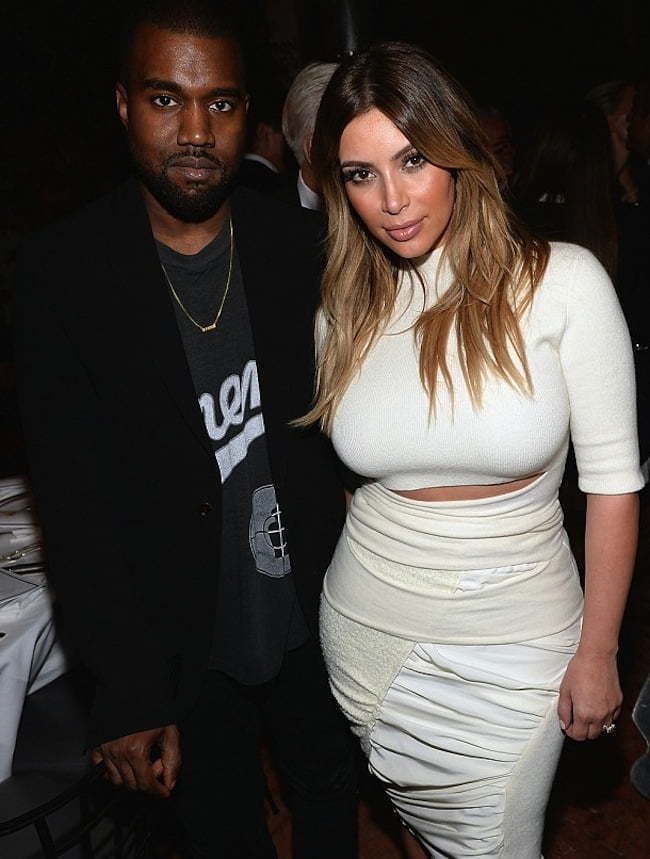 Kanye and kim pic