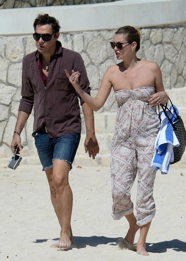 Kate Moss and husband Jamie in Jamaica