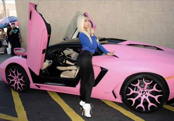 Nicki Minaj Display Her Tricked Out Pink Lamborghini Aventador [PHOTO] -  Urban Islandz