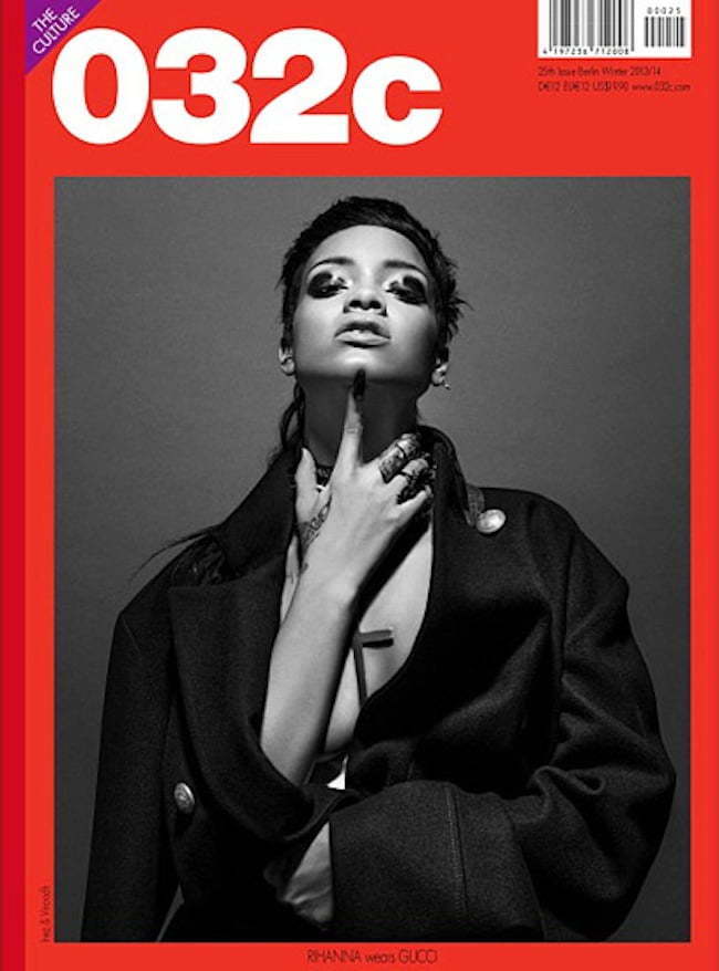 Rihanna 032c magazine cover