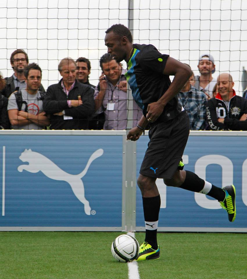 Usain Bolt soccer