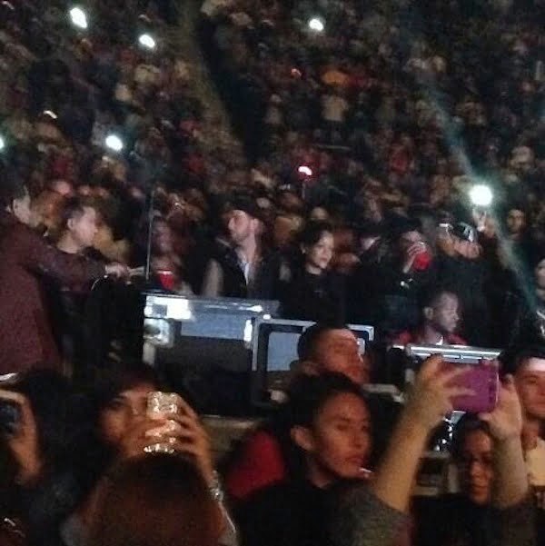 Rihanna at drake concert 2