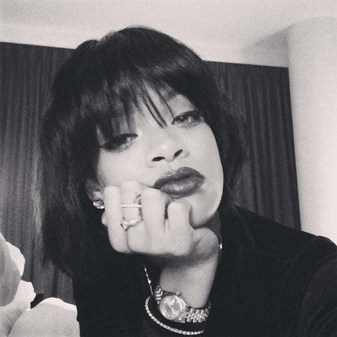 Rihanna new hairstyle nov 2013