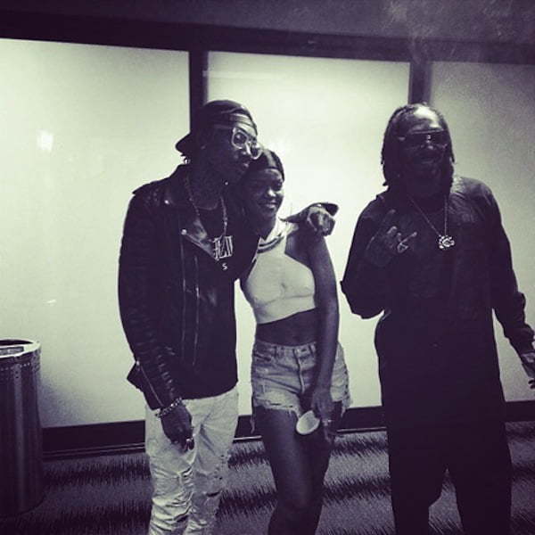 Rihanna wiz khalifa and snoop dogg 1