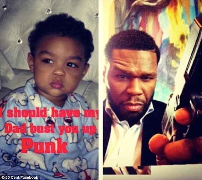 50 Cent and son Sire Jackson