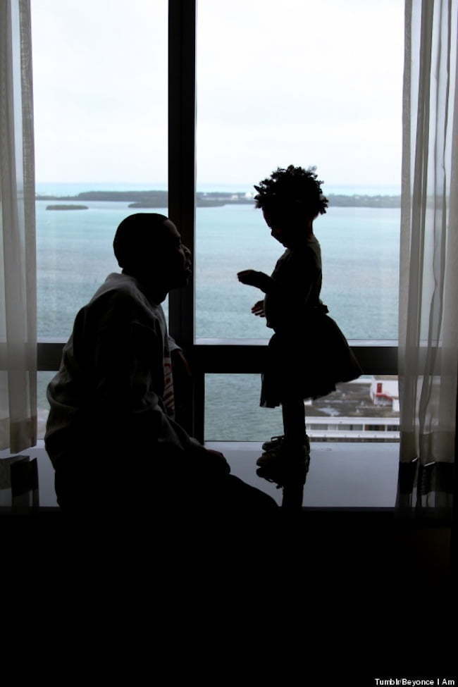 Blue Ivy and Jay Z