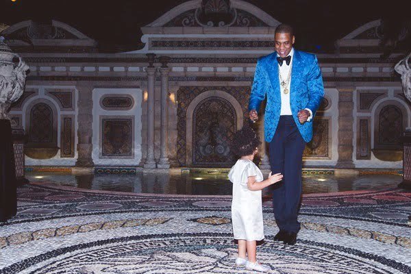 Jay Z and Blue Ivy 2014