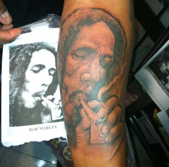 Bob Marley tattoo