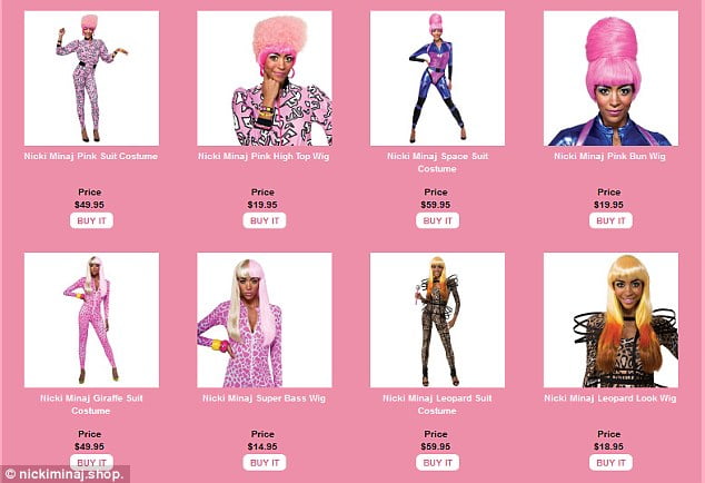 Nicki Minaj wig shop