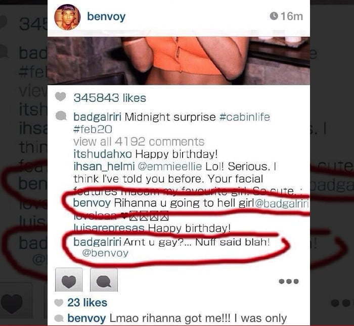 Rihanna fan gay instagram