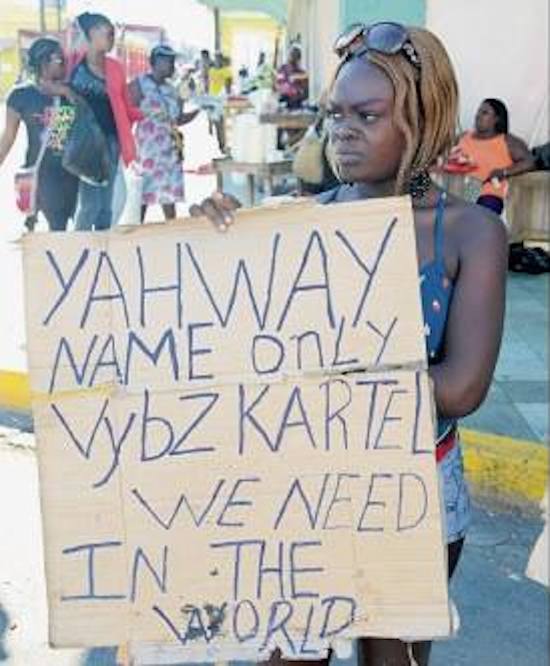 Vybz Kartel Protest