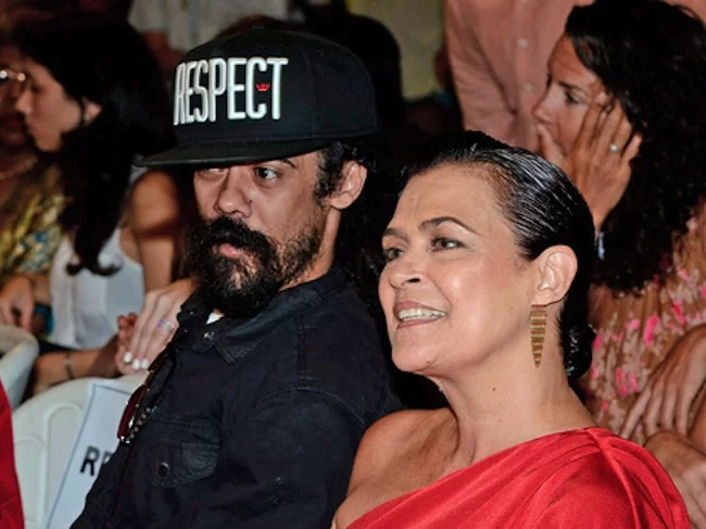 Damian Marley and Cindy Breakspeare