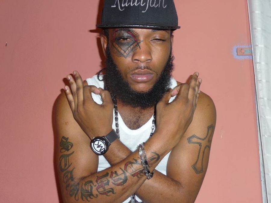 Illuminati Dancehall Artist Radijah Pyramid Tattoo On 