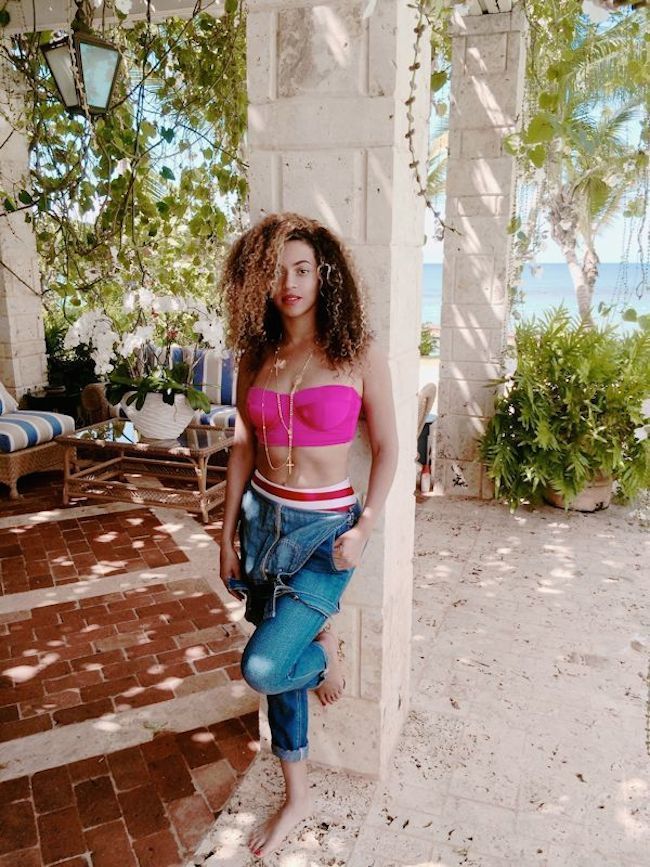 Beyonce in the Caribbean