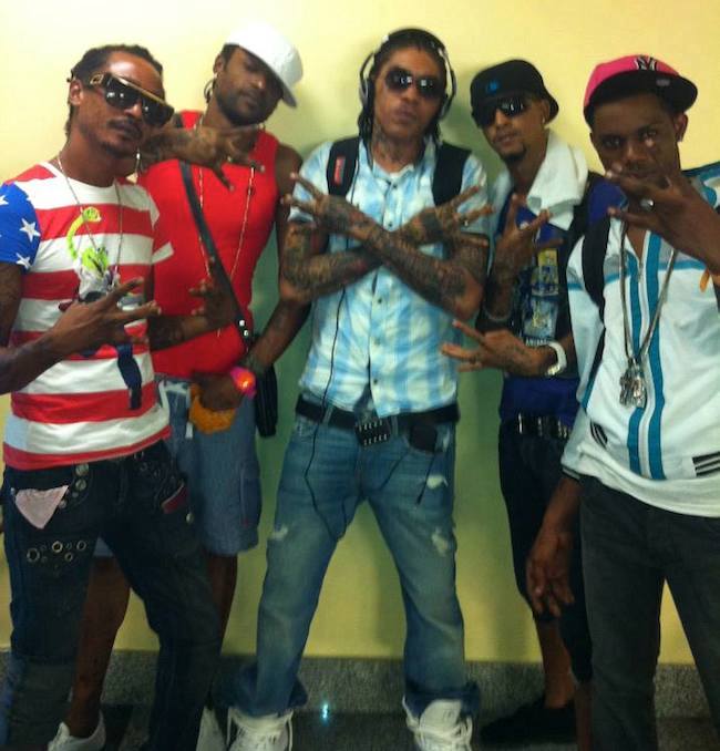 Vybz Kartel Shawn Storm and friends