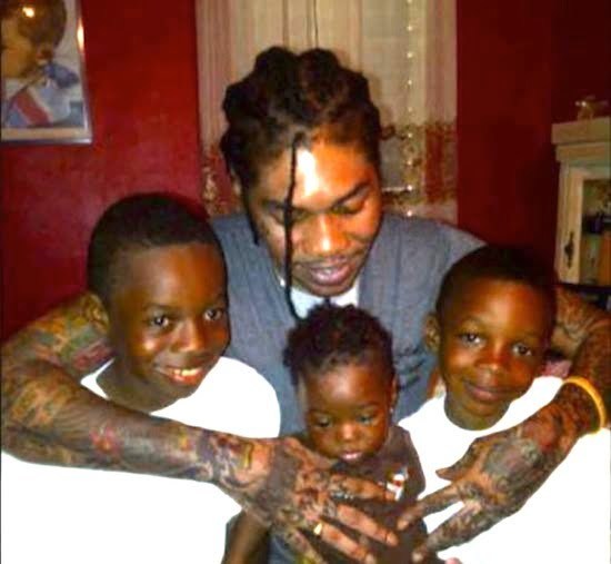 Vybz Kartel and his sons