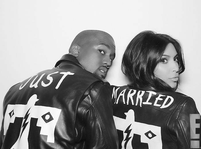 Kanye West Kim Kardashian Just Married