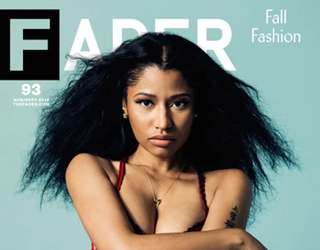 Snapshot: Nicki Minaj by Joao Canziani for The Fader's Fall Fashion Issue, The Fashion Bomb Blog
