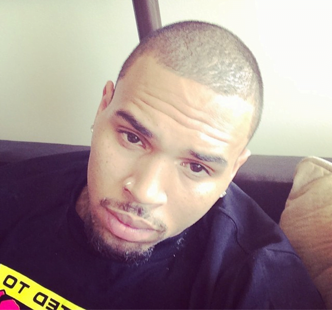 Chris Brown haircut