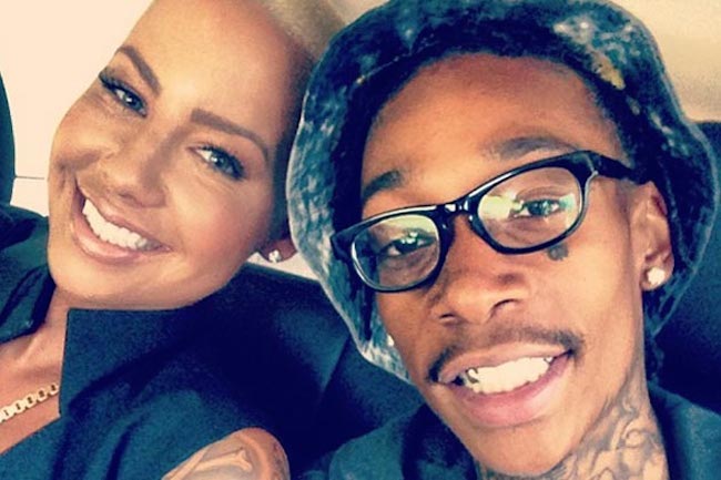 amber rose and wiz khalifa wedding pictures