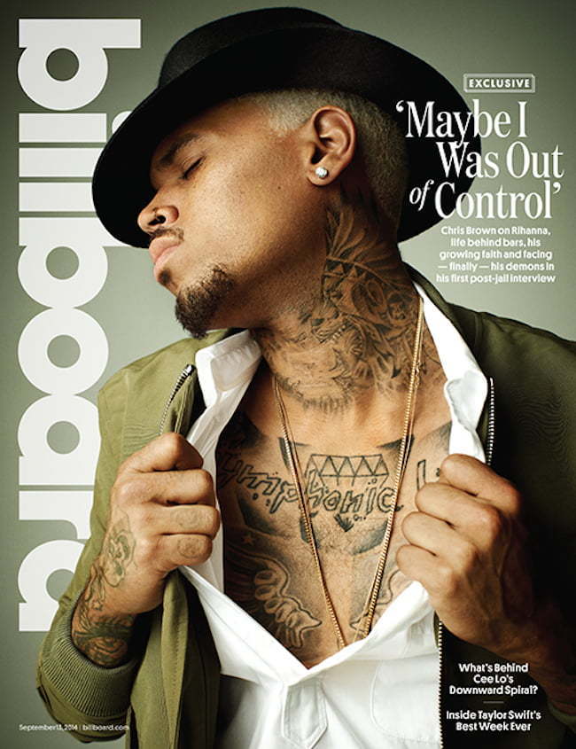 Chris Brown Billboard mag