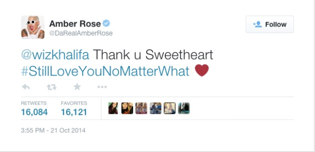 Amber rose twitter