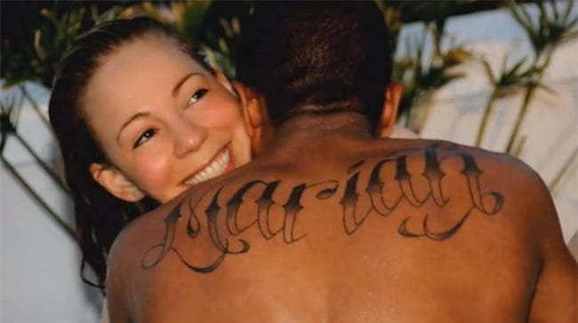 Nick Cannon Mariah tattoo