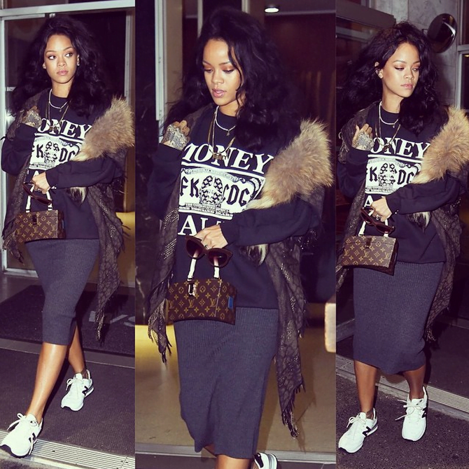 Rihanna Swag Is Killing The Game, Check Out Her Outfit Today - Urban ...