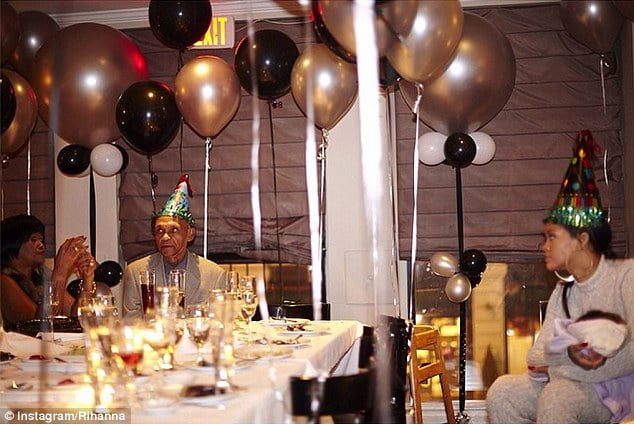 Rihanna grand dad birthday