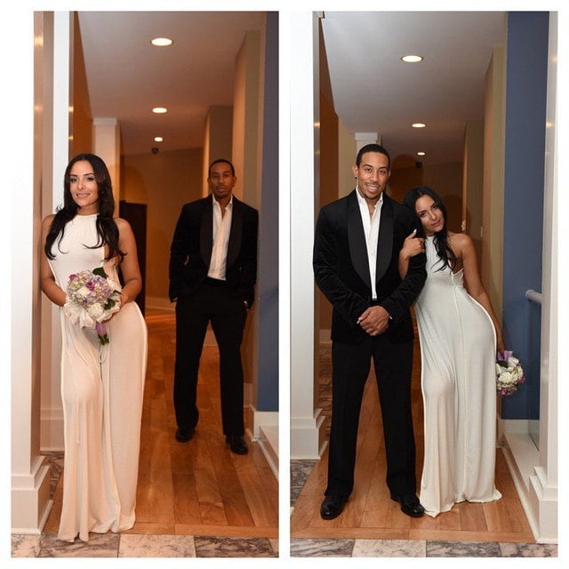 Eudoxie and Ludacris wedding day