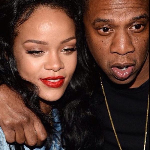 Rihanna Attends Jay Z's Throne Boxing at The Theater In NYC