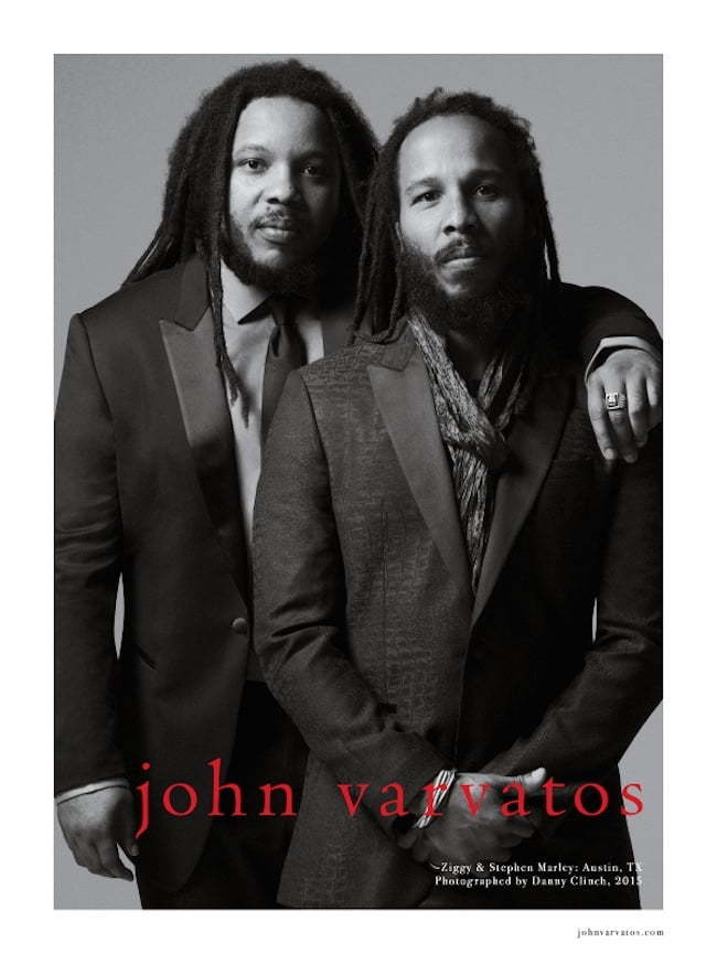 Ziggy and Stephen John Varvatos campaign