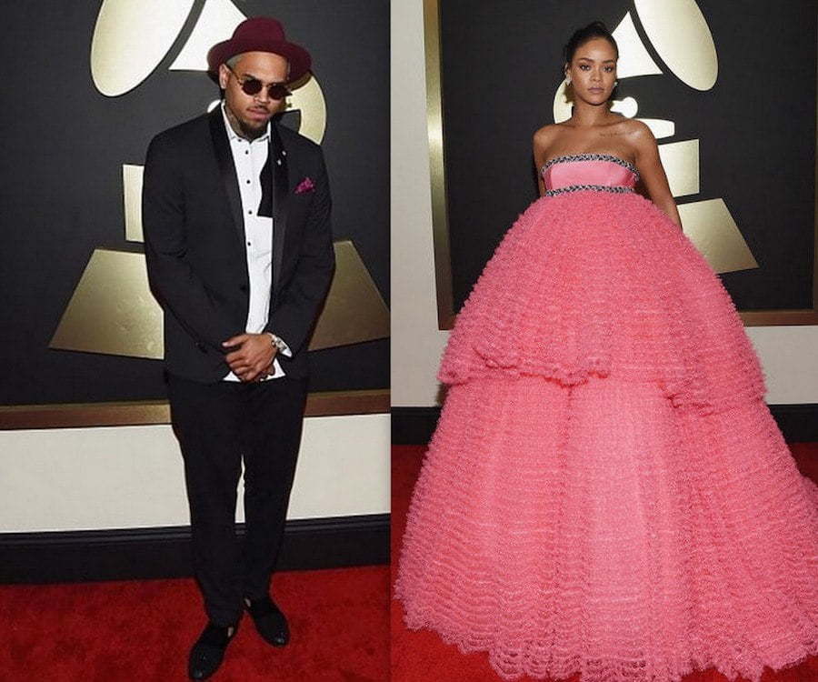 Chris Brown and Rihanna Grammy 2015