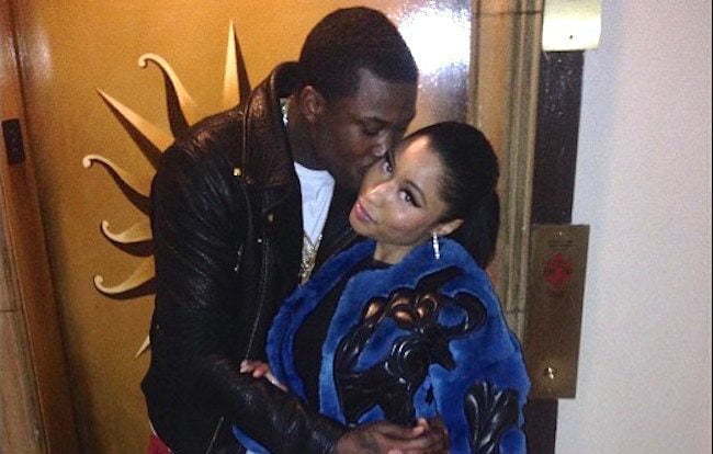 Meek Mill Nicki Minaj kissing