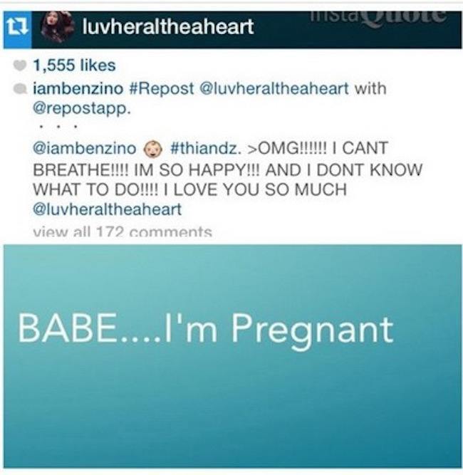 Benzino Althea pregnant