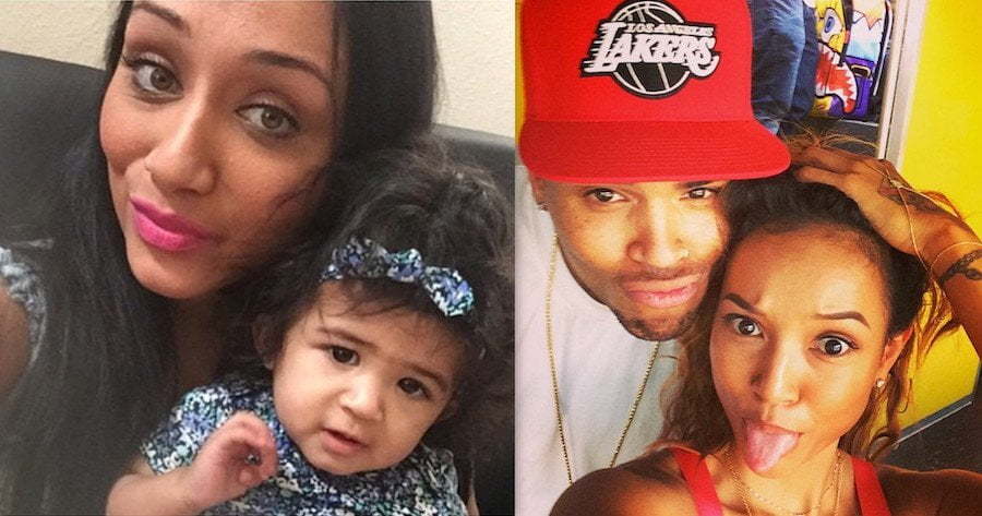 Chris Brown baby and Karrueche Tran