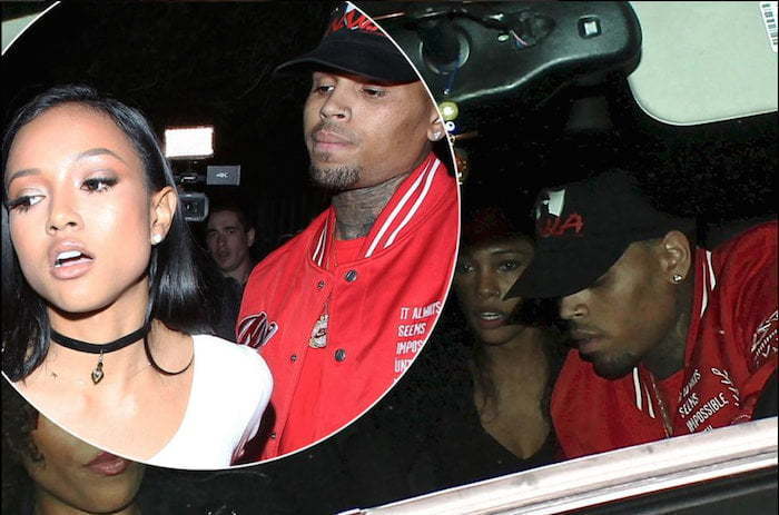 Karrueche and Chris Brown fight