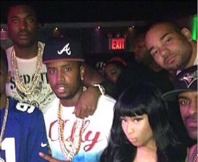 Meek Mill Safaree and Nicki Minaj