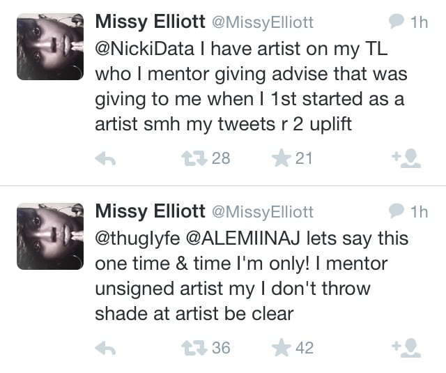 Missy Nicki Minaj Twitter