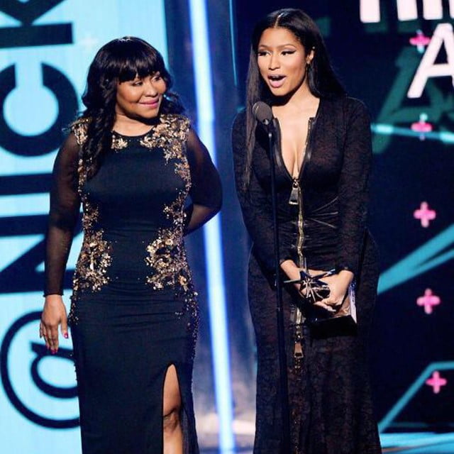 Nicki Minaj and her mother BET Awards