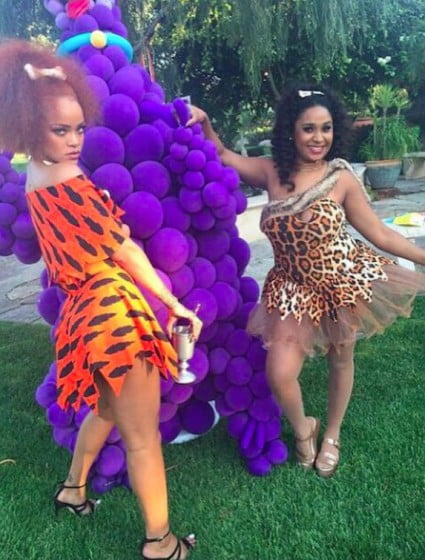 Meet Rihanna aka Pebbles Flintstone At Niece Birthday Bash