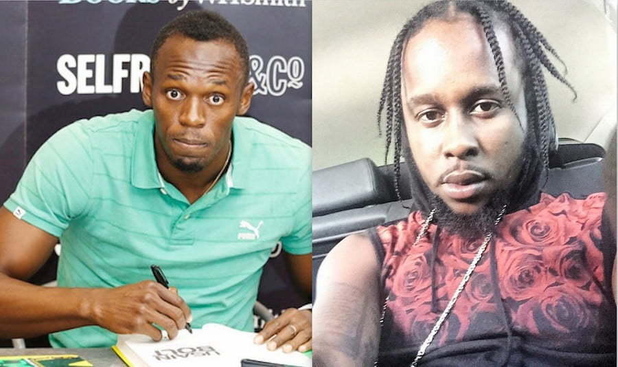 Usain Bolt and Popcaan