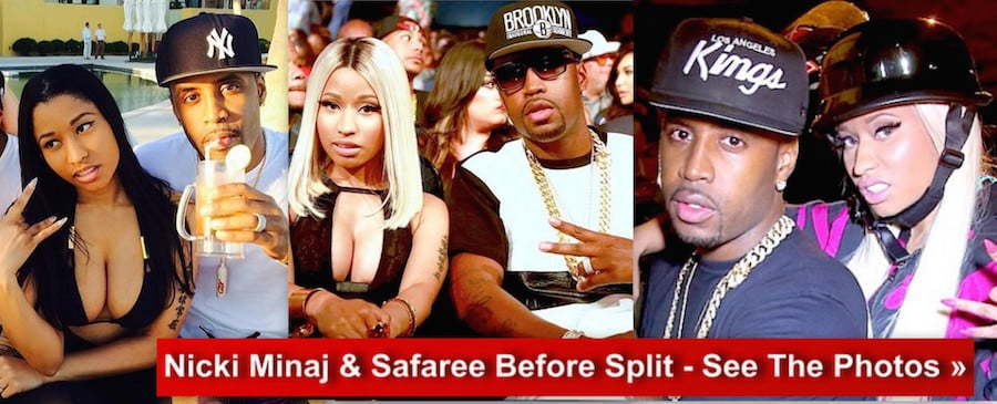 Nicki Minaj and Safaree before split