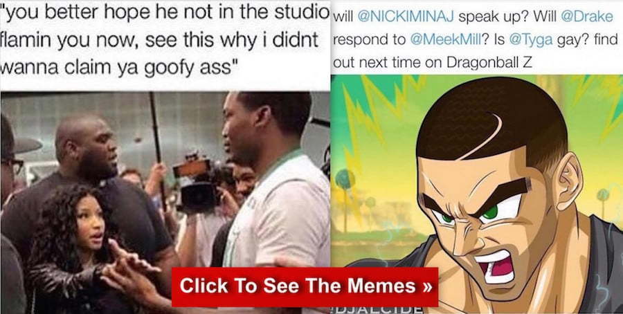 meek drake nicki meme