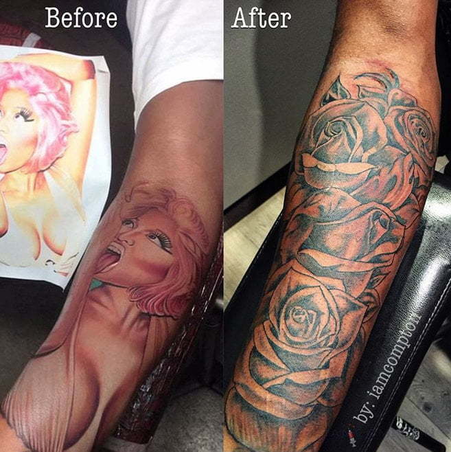 Safaree Nicki Minaj tattoo