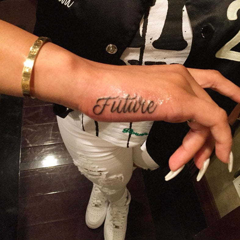 Blac Chyna Future tattoo