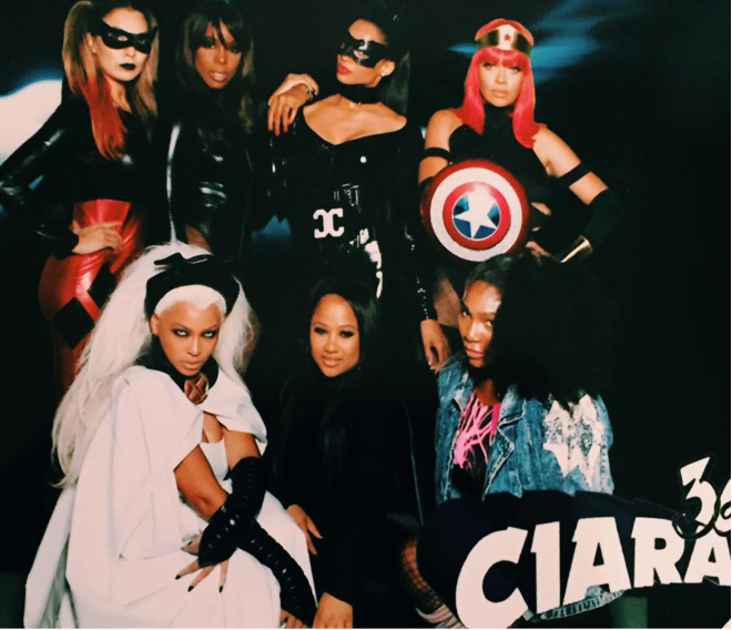 Ciara Beyonce at her Birthday bash