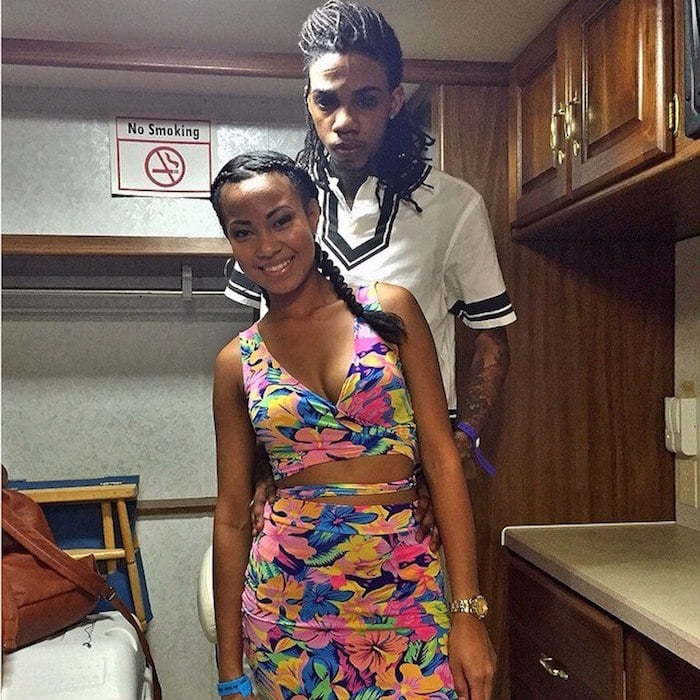 Alkaline and girlfriend engage